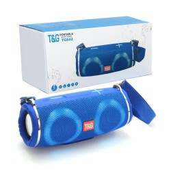 T&G SPEAKER PORTABLE TG-642 USB/TF CARD/FM RADIO BLUE T&G SPEAKER PORTABLE TG-642 USB/TF CARD/FM RADIO BLUE